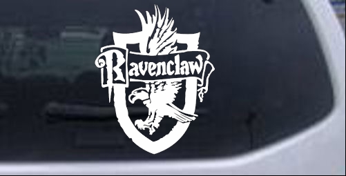 HP Ravenclaw House Raven Shield Vinyl Sticker Car Decal