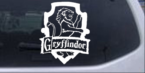 Harry Potter Gryffindor Crest Sci Fi car-window-decals-stickers