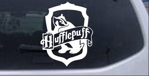 Harry Potter Hufflepuff Crest Sci Fi car-window-decals-stickers