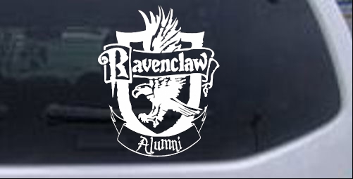 Harry Potter Ravenclaw Alumni Sci Fi car-window-decals-stickers