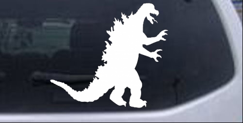 Godzilla Monster Sci Fi car-window-decals-stickers