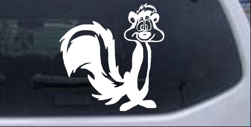 Pepe Le Pew Suprised Cartoons car-window-decals-stickers
