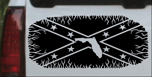 Confederate Rebel Battle Flag Florida
