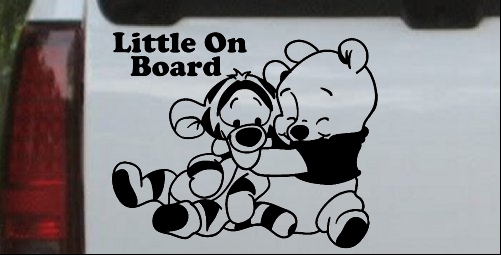 Little On Board Pooh Tigger