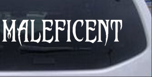 Malefincent Sci Fi car-window-decals-stickers