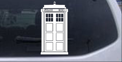 Dr Who Tardis Police Box Sci Fi car-window-decals-stickers