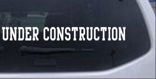 Under Construction Moto Sports car-window-decals-stickers
