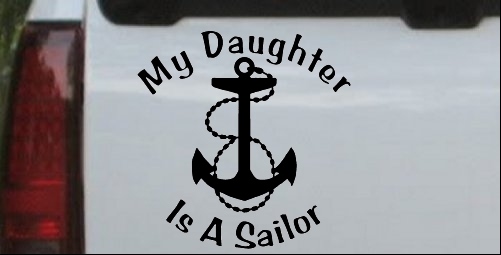 My Daughter Is A Sailor With Anchor