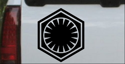 Star Wars First Order Emblem Solid