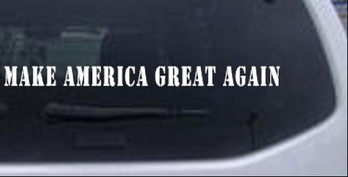 Make America Great Again Military car-window-decals-stickers