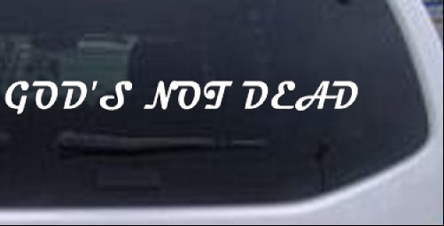 Gods Not Dead Christian car-window-decals-stickers