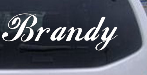 Brandy Names car-window-decals-stickers