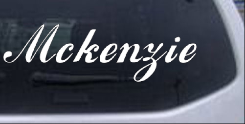 Mckenzie Names car-window-decals-stickers