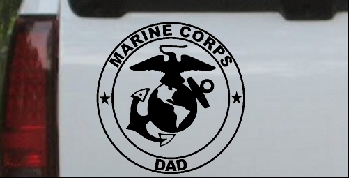 Marine Corps Dad Seal and Logo