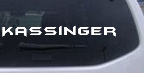 Kassinger Names car-window-decals-stickers