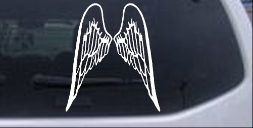 Angel Wings Christian car-window-decals-stickers