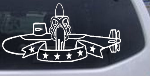 SSBN Deterrent Patrol Insignia Military car-window-decals-stickers