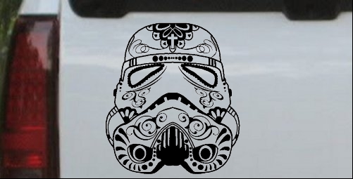 Star Wars Storm Trooper Sugar Skull