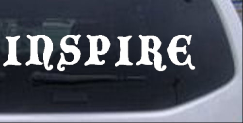 Inspire Words car-window-decals-stickers