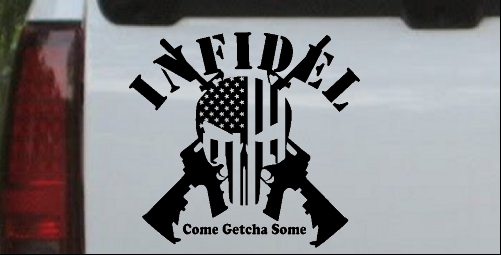 Infidel Punisher American Flag AR 15