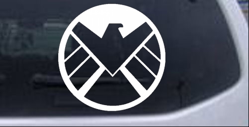 SHIELD Symbol Logo Sci Fi car-window-decals-stickers