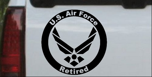 US Air Force Retired Circle