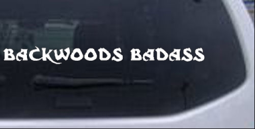Backwoods Badass Dark Crystal Country car-window-decals-stickers