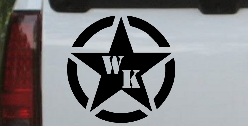 Military Jeep WK Segmented Star