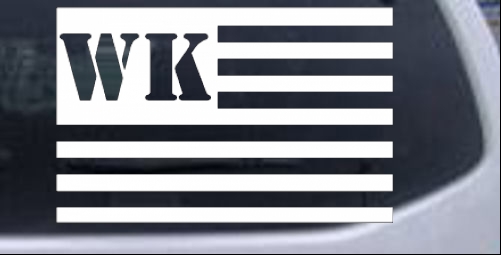 Jeep WK American USA Flag Right Off Road car-window-decals-stickers