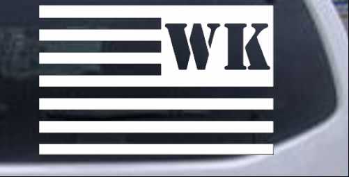 Jeep WK American USA Flag Left Off Road car-window-decals-stickers
