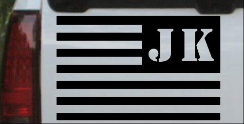 Jeep JK American USA Flag Left