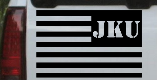 Jeep JKU American USA Flag Left