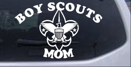 Boy Scouts Mom Other car-window-decals-stickers
