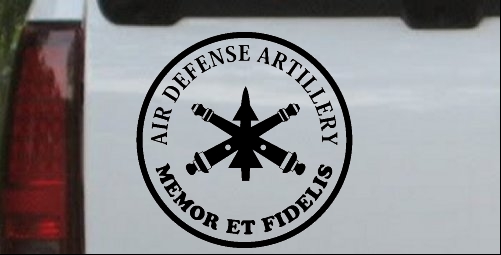 US Army Air Defense Artillery MEMOR ET FIDELIS