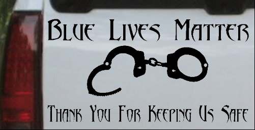 Blue Lives Matter Thank You Police For Keeping Us Safe
