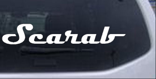 Scarab Words car-window-decals-stickers