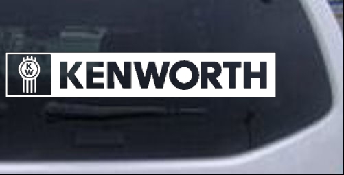 Kenworth Logo with Text Moto Sports car-window-decals-stickers