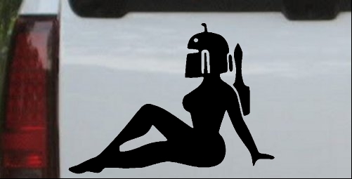 Sexy Star Wars Boba Fett Mudflap Girl