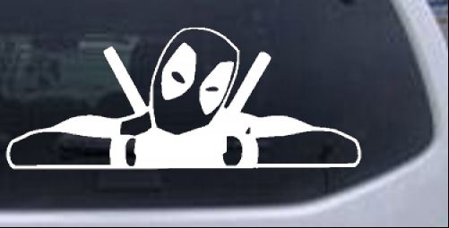 Deadpool Sci Fi car-window-decals-stickers