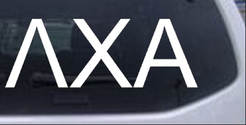 Lambda Chi Alpha Greek Letters College car-window-decals-stickers