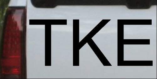 Tau Kappa Epsilon Greek Letters