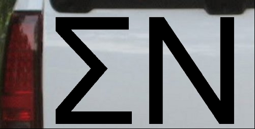 Sigma Nu Greek Letters
