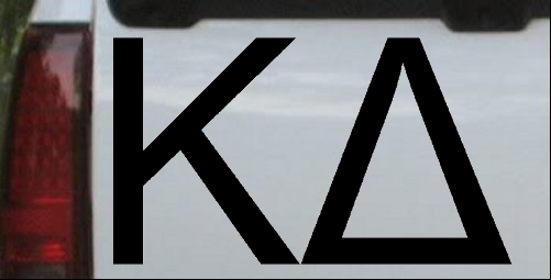 Kappa Delta Greek Letters