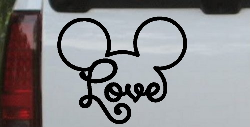 Mickey Mouse Ears Love