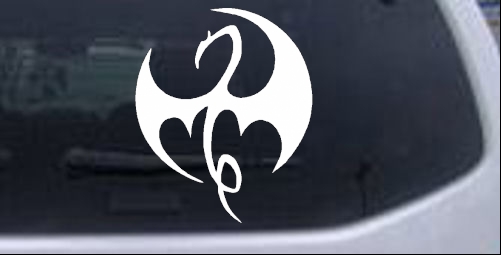 Iron Fist Symbol Logo 01 Sci Fi car-window-decals-stickers