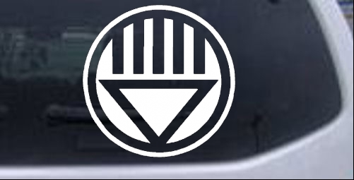 Black Lantern Corps Symbol Logo Sci Fi car-window-decals-stickers