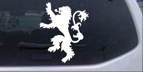 Game of Thrones House Lannister Sigil Sci Fi car-window-decals-stickers