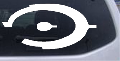 Halo Logo Sci Fi car-window-decals-stickers