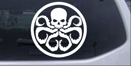Hydra Logo Sci Fi car-window-decals-stickers