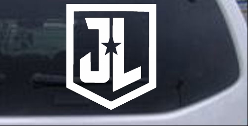 Justice League Symbol Logo Sci Fi car-window-decals-stickers